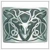 Silver Enamel Stag
