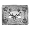 Silver Stag Head