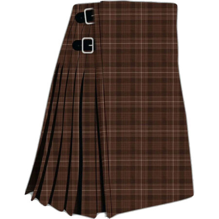 Auld Lang Syne Brown Ancient Tartan Kilt