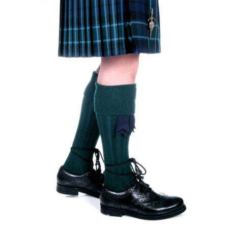 Bottle Green Kilt Hose