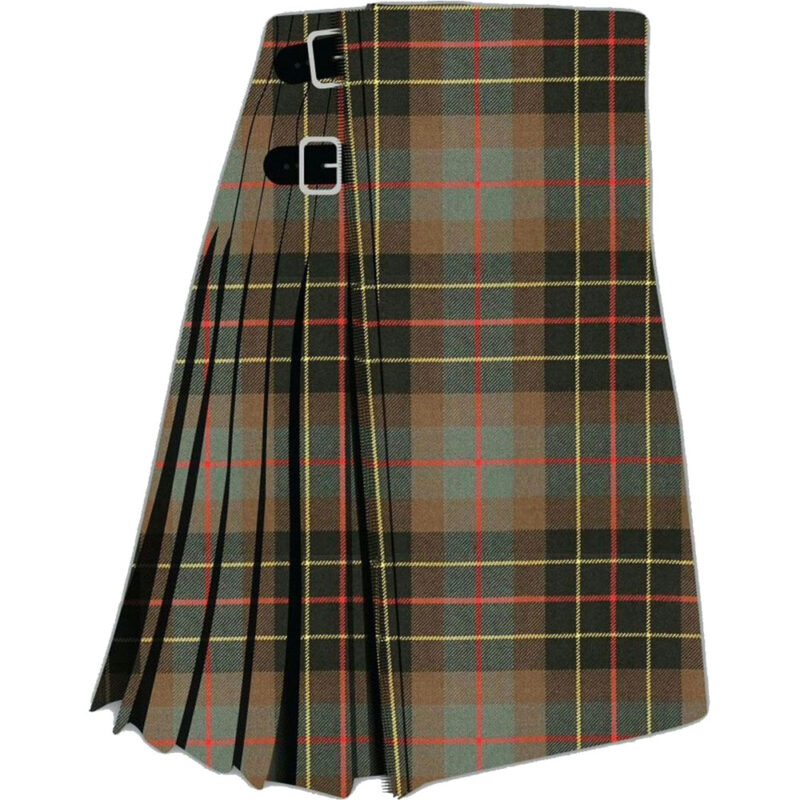 Clan Brodie Hunting Weathered Tartan Kilt