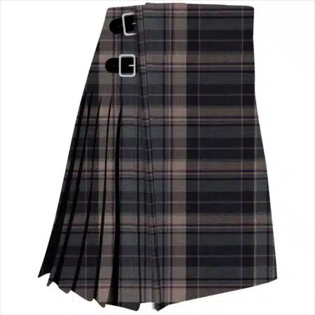 Clunie Burn Charcoal Tartan Kilt