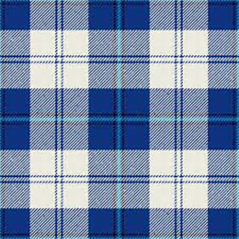 Cunningham Dress Royal Blue Tartan