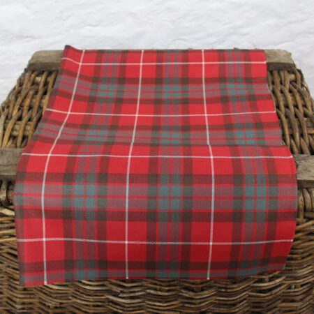 Fraser Red Muted Scottish Tartan