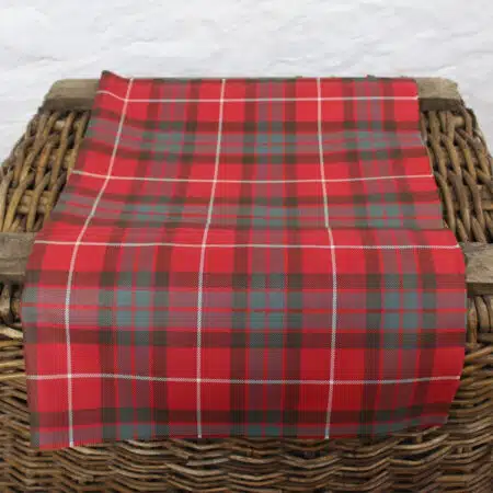 Fraser Red Muted Scottish Tartan