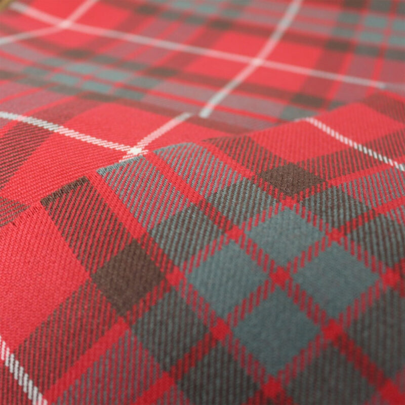 Fraser Red Muted Scottish Tartan