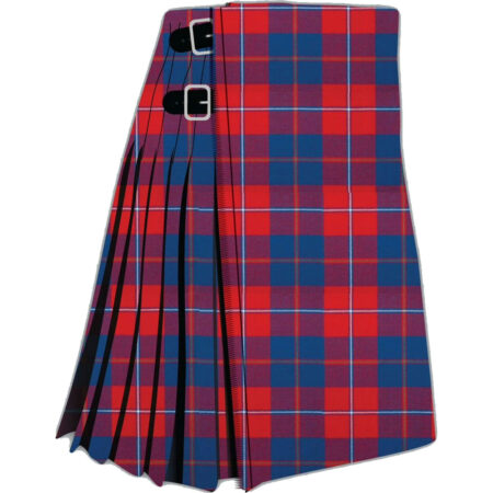 Galloway Red Modern Tartan Kilt