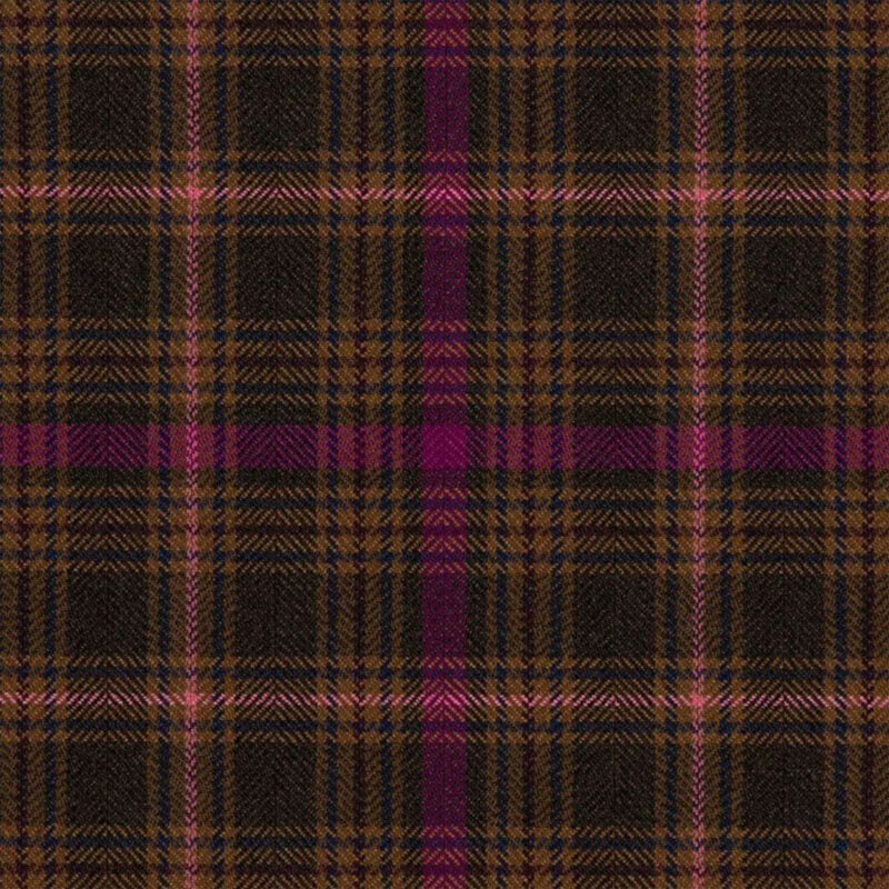 Hebridean Salmon Herringbone Tartan