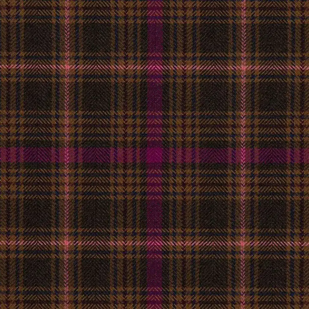 Hebridean Salmon Herringbone Tartan