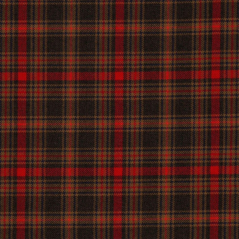 Highland Peat Herringbone Tartan Kilt - Image 2