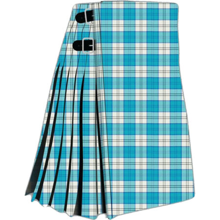 Lennox Dress Turquoise Tartan Kilt