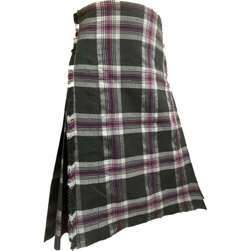 Lion Heart Grey Tartan Kilt