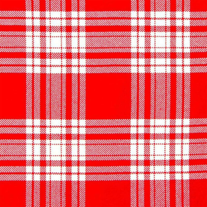 Menzies Red White Modern Tartan