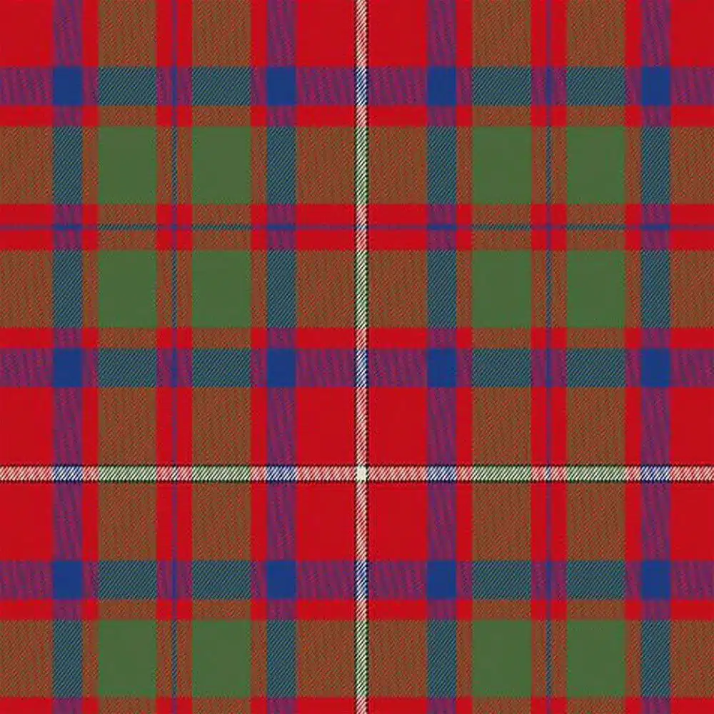 Shaw Red Modern Tartan Kilt