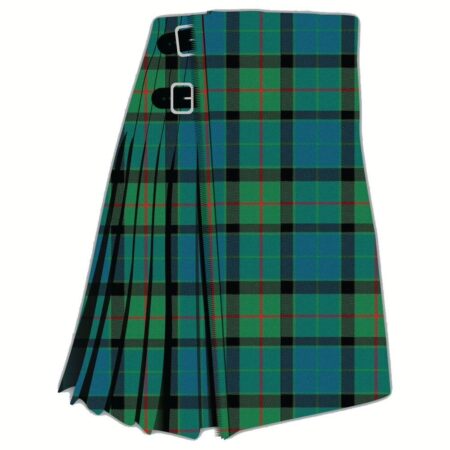 Gun Muted Tartan Kilt