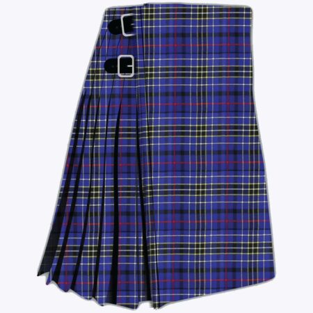 Modern Blue Tartan Kilt