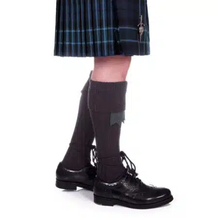 Charcoal Grey Kilt Hose