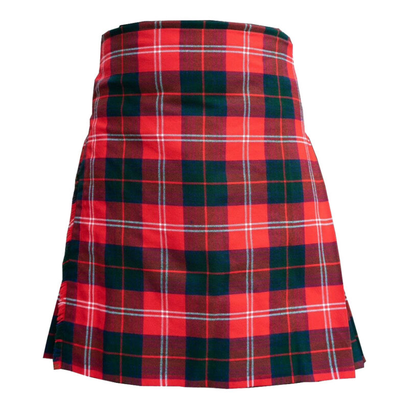 Chisholm Red Modern Tartan Kilt