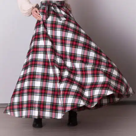Dress Royal Stewart Tartan Long Skirt