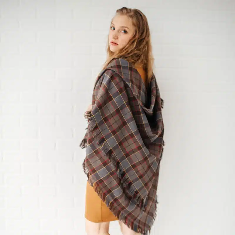 Outlander Fraser Tartan Shawl