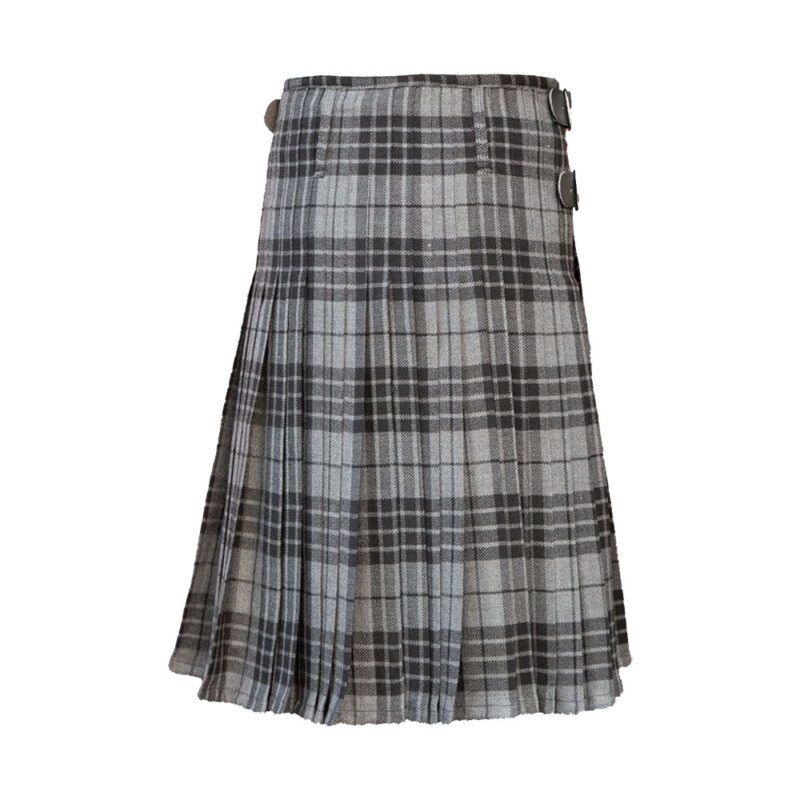 Grey Hamilton Modern Tartan Kilt