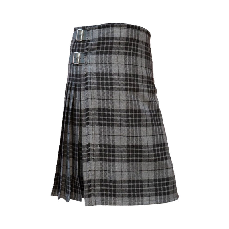 Grey Hamilton Modern Tartan Kilt