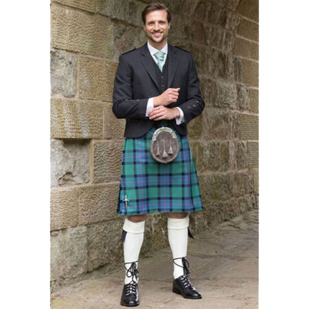 Gunn Ancient Tartan Formal Kilt Outfit