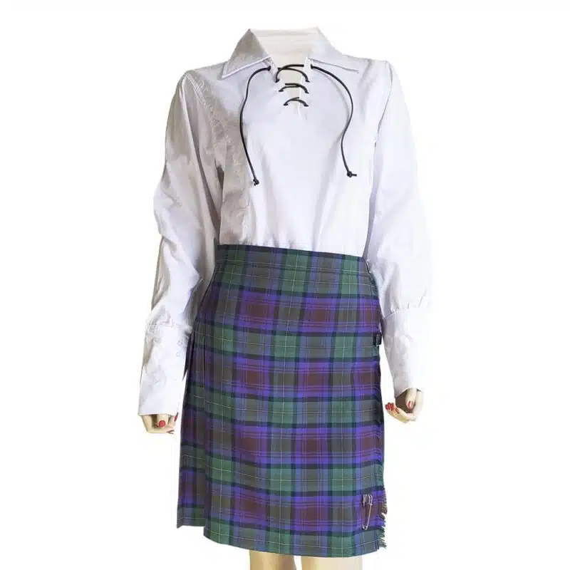 Isle of Skye Tartan Kilt Skirt For Women