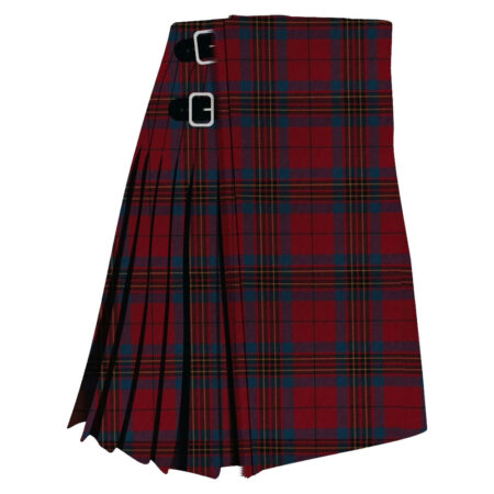 Leslie Red Muted Tartan Kilt