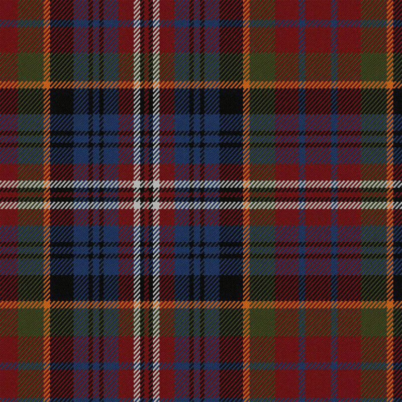 MacPherson Red Muted Tartan