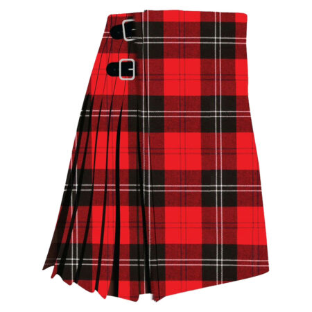 Ramsay Red Modern Tartan Kilt