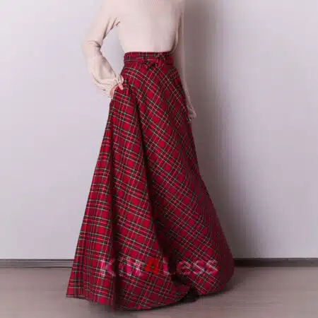 Royal Stewart Tartan Long Skirt