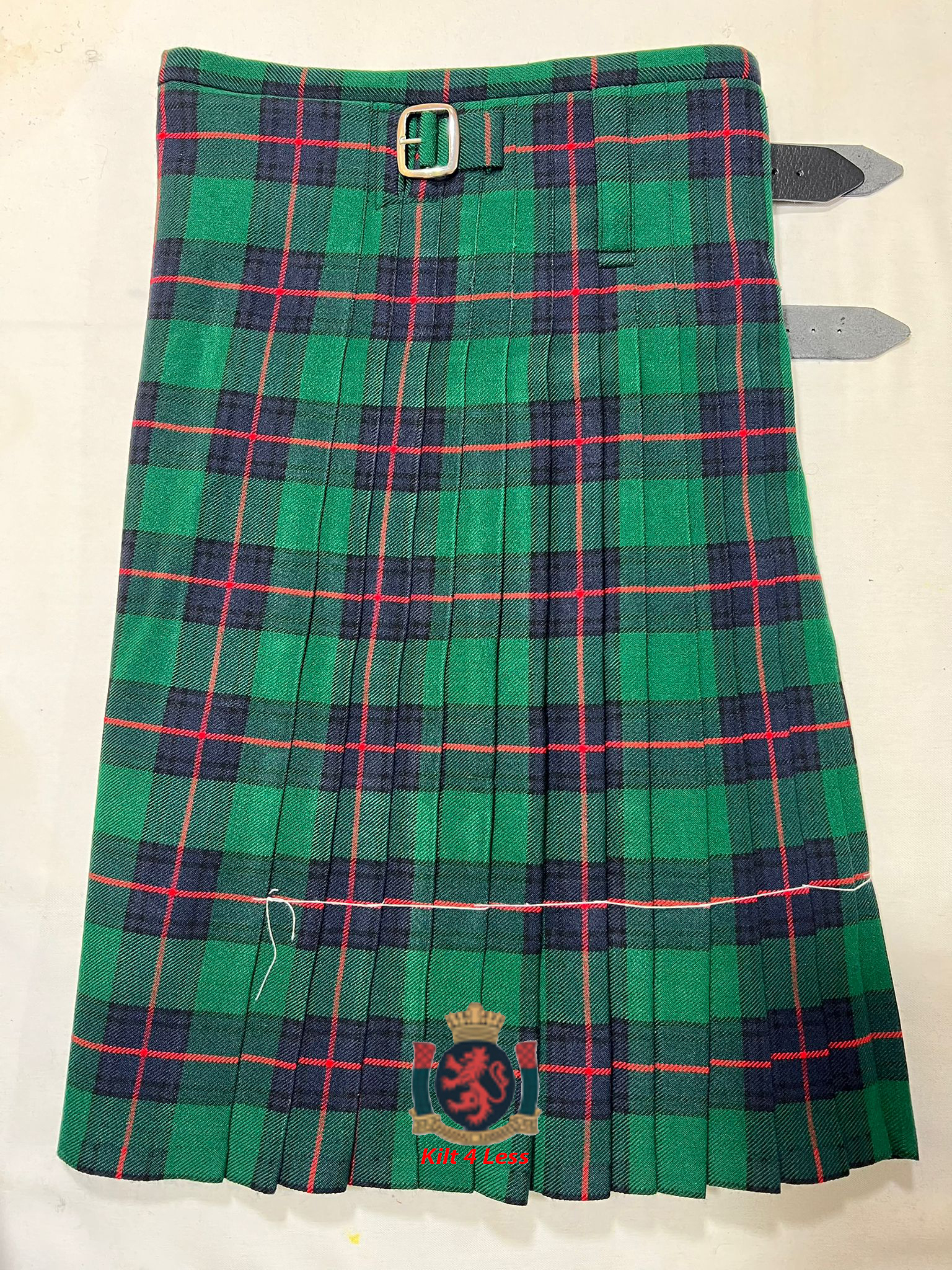 Shaw Green Modern Tartan Kilt