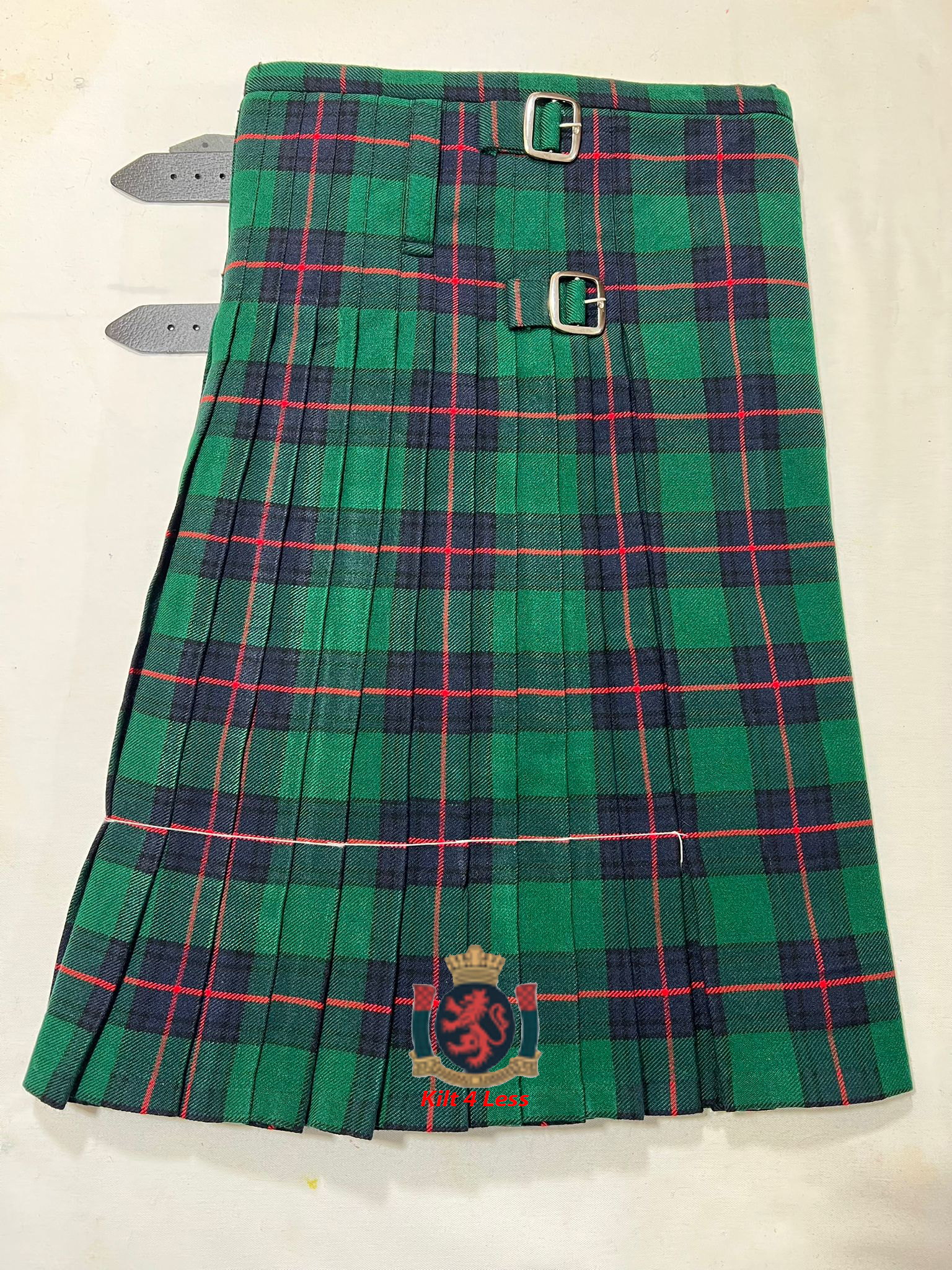 Shaw Green Modern Tartan Kilt