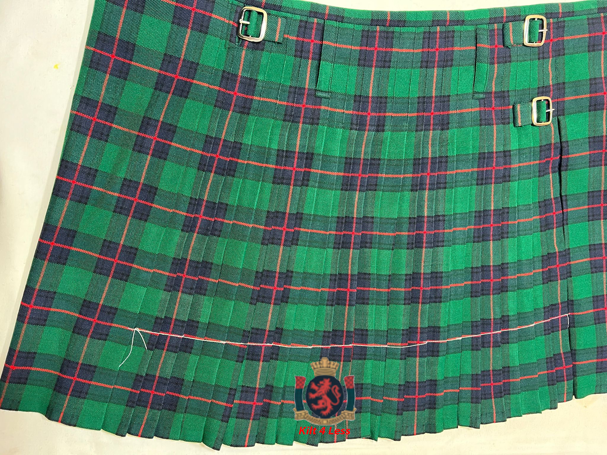 Shaw Green Modern Tartan Kilt