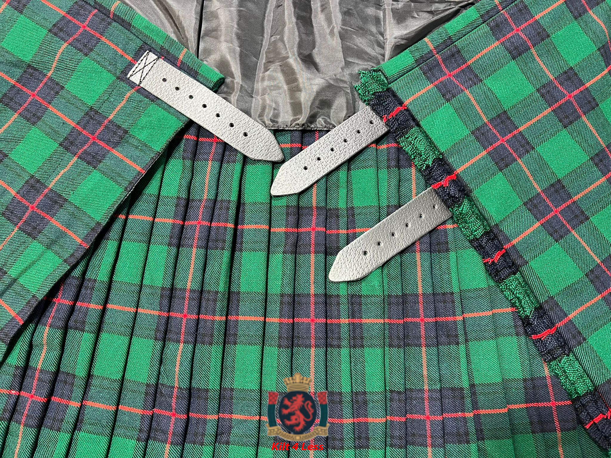 Shaw Green Modern Tartan Kilt