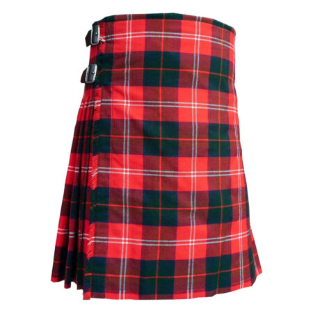 Chisholm Red Modern Tartan Kilt