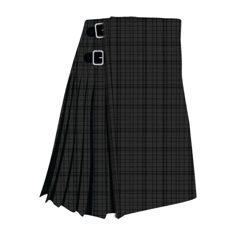 Black Shadow Tartan Kilt