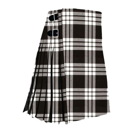 MacFarlane Black and White Ancient Tartan Kilt