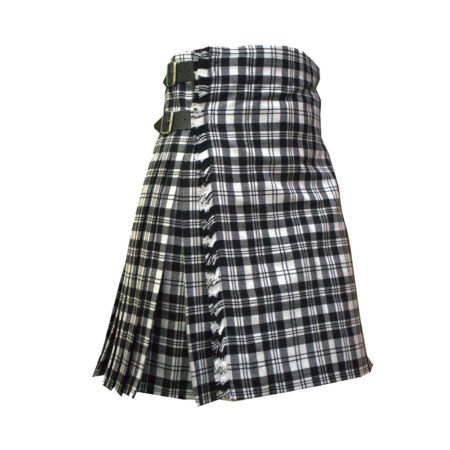 Scott Black And White Modern Tartan Kilt