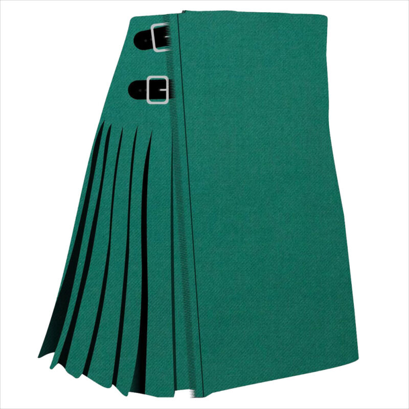 Solid Green Ancient Tartan Kilt