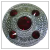 Silver With Red Stone