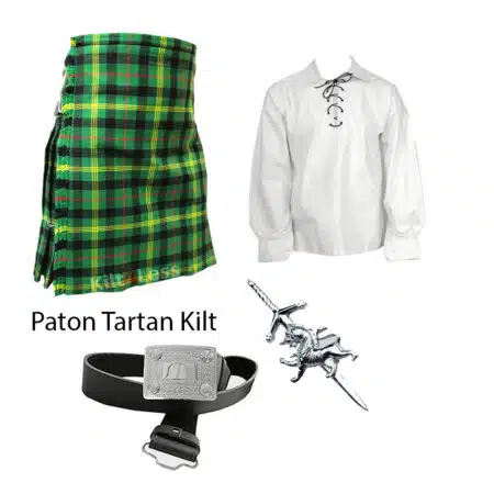 Clan Paton Tartan Kilt Package