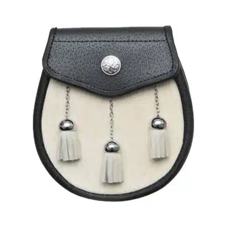 Semi Dress Natural Calfskin Celtic Boss Sporran