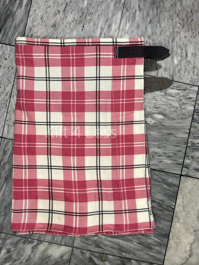 Ailsa Pink Tartan Kilt