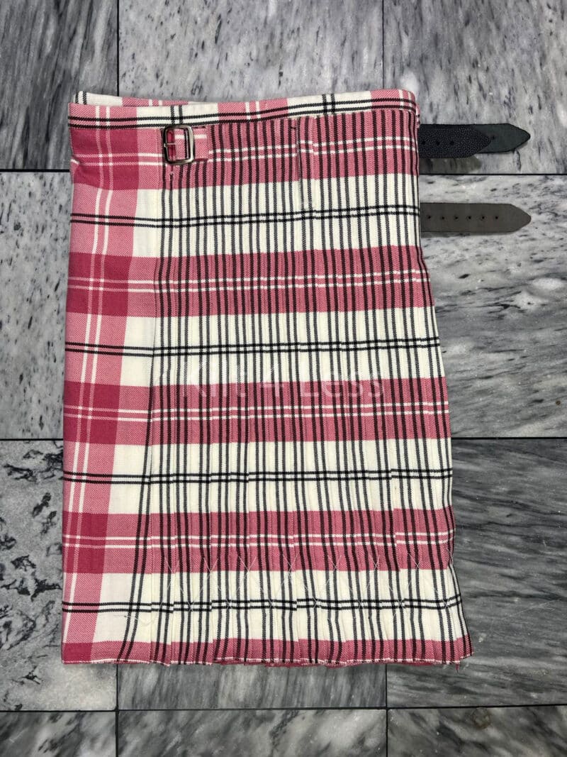 Ailsa Pink Tartan Kilt
