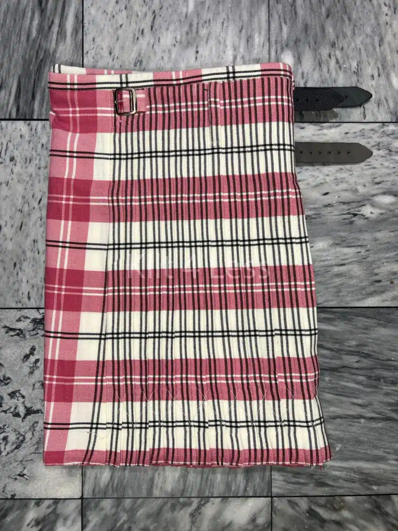 Ailsa Pink Tartan Kilt