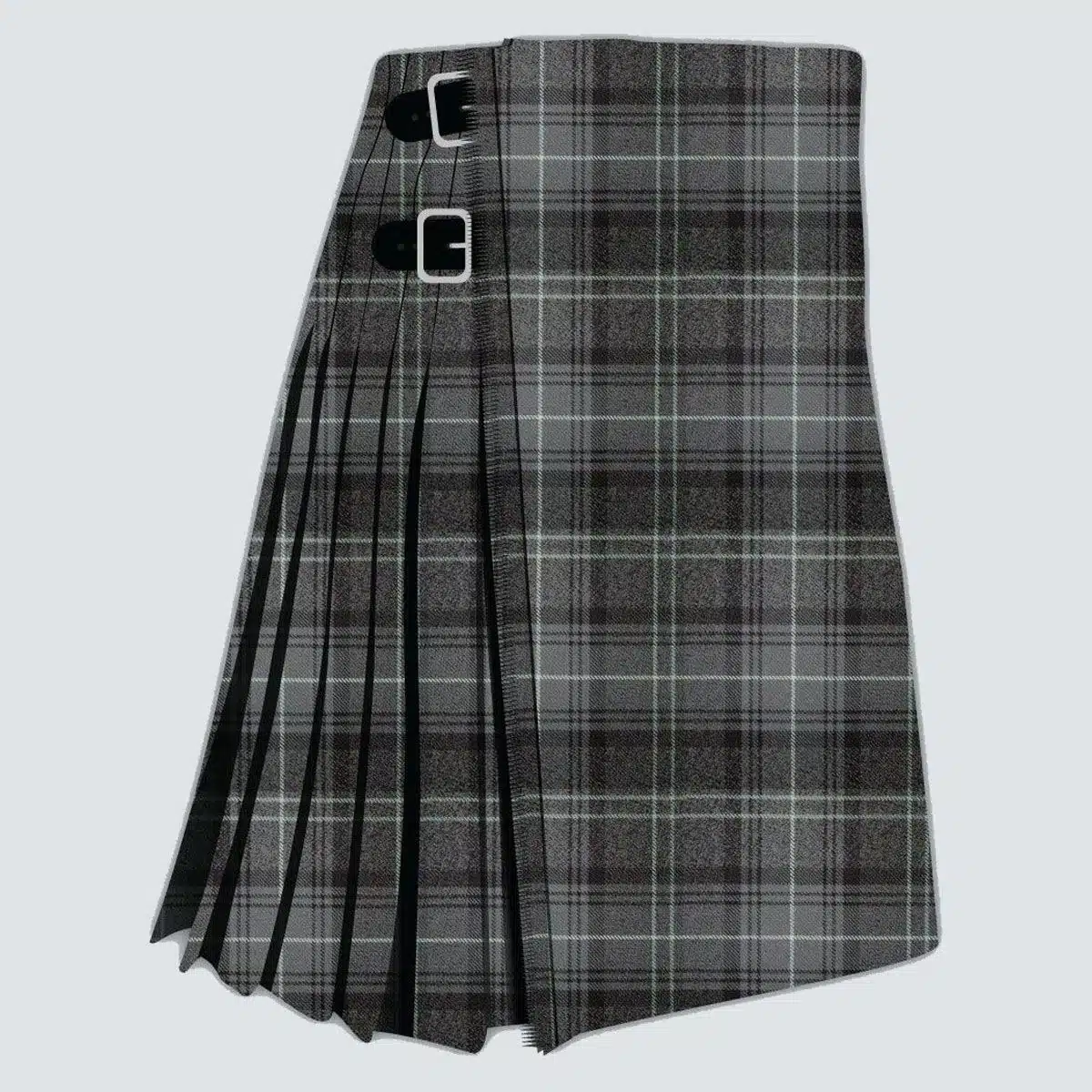 Blue Highland Granite Tartan Kilt