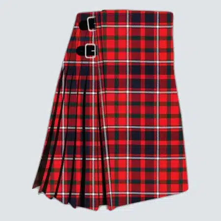Cameron of Lochiel Red Modern Tartan Kilt