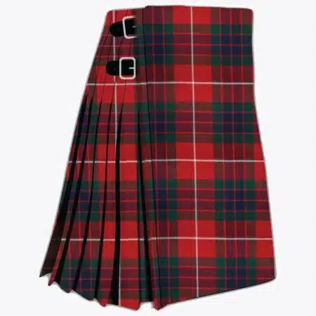 Clan Fraser Red Modern Tartan Kilt